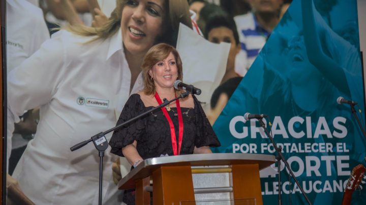 Deporte del Valle exaltó a Clara Luz Roldán por gestión en Coldeportes