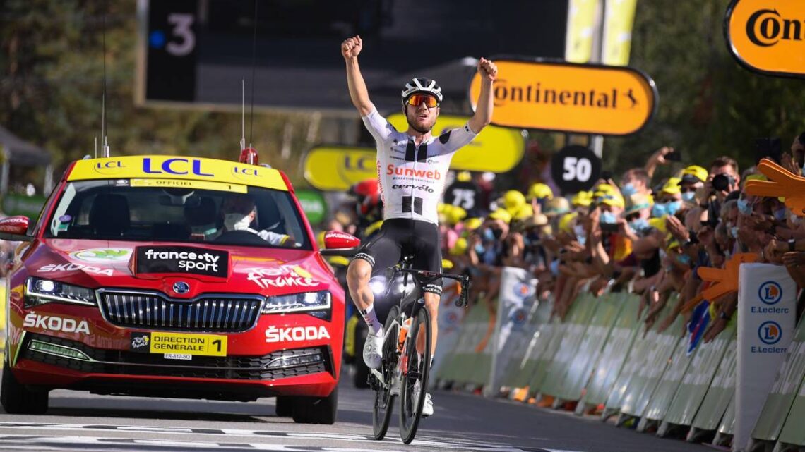 Hirschi, a la tercera fue la vencida: Dominó la etapa 12 del Tour de Francia 2020