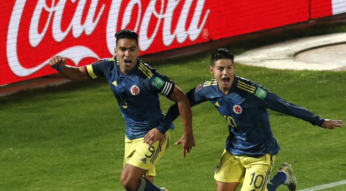 Colombia le empató 2-2 a Chile en Santiago por la segunda fecha hacia Qatar