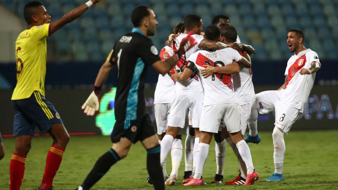Colombia chocó contra Perú, aunque se mantiene segunda en su grupo en Copa América