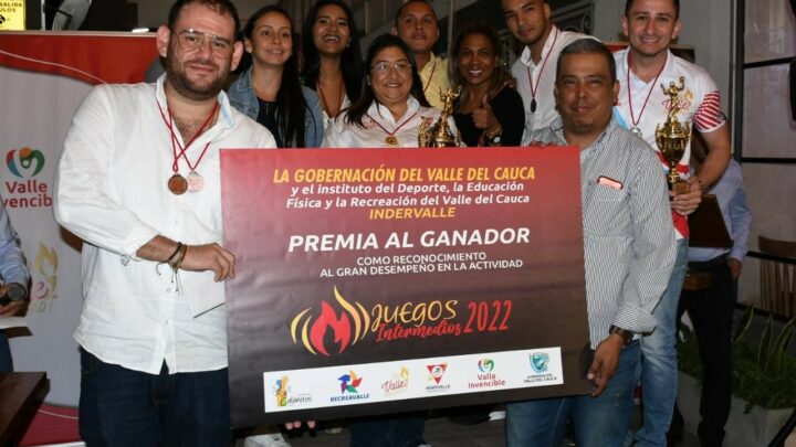 Con notable éxito finalizaron los Juegos Intermedios Valle ‘Oro Puro’ 2022
