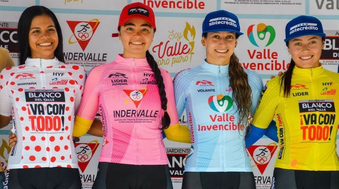 Colón sigue dominando la Vuelta al Valle y Lina Rojas es la nueva líder en damas