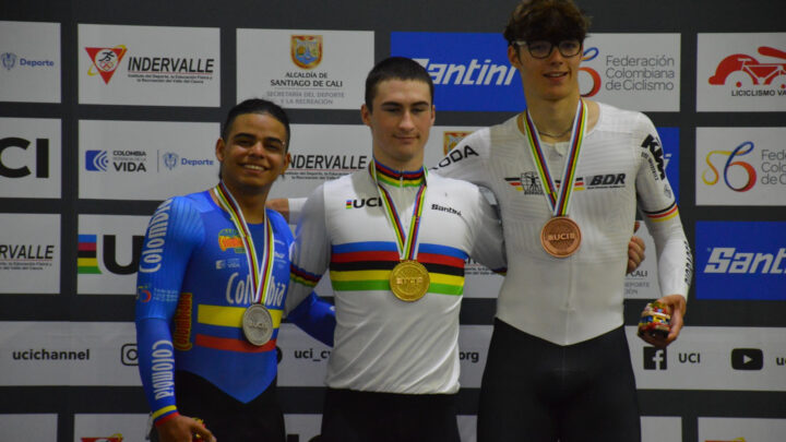 Rusia (bandera neutral), lider parcial del Mundial Junior de Pista UCI Cali 2023