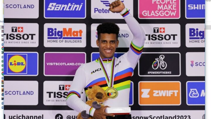 Kevin Quintero le dio el oro a Colombia en el Keirin de los Mundiales de Glasgow