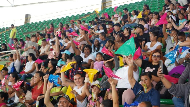 Cerca de 13.000 personas se gozaron la Ciudadela de la Alegría en la Unidad Deportiva Alberto Galindo