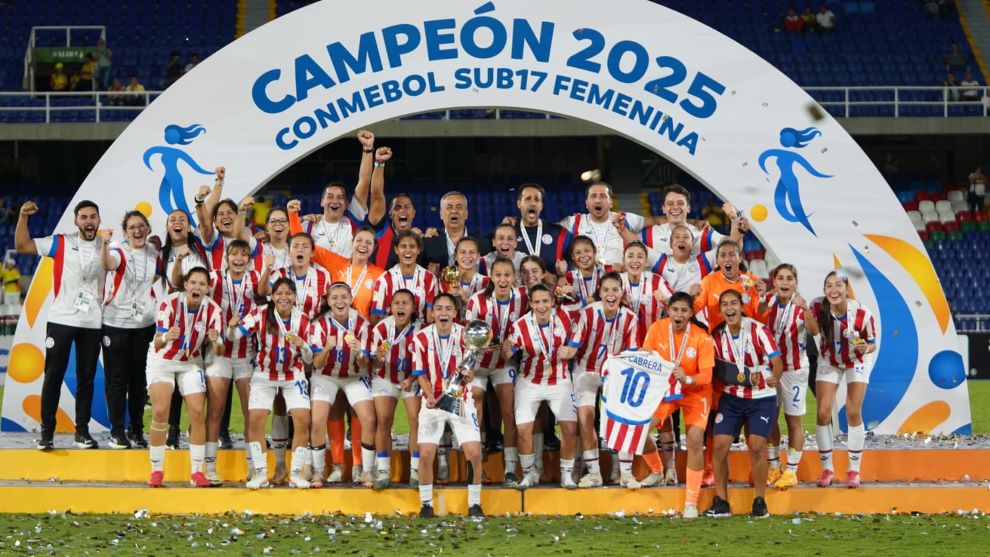 Paraguay fue el campeón de la ‘Conmebol Sub-17 Femenina’ en Cali, Colombia se despidió con derrota 1-0 ante Brasil