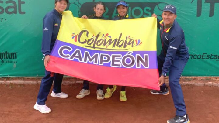 Colombia dominó el Suramericano de 12 años de Tenis en Chile y clasificó a la Cosat