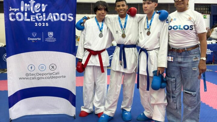 El karate entregó los campeones de la fase municipal de los Juegos Intercolegiados Cali 2025