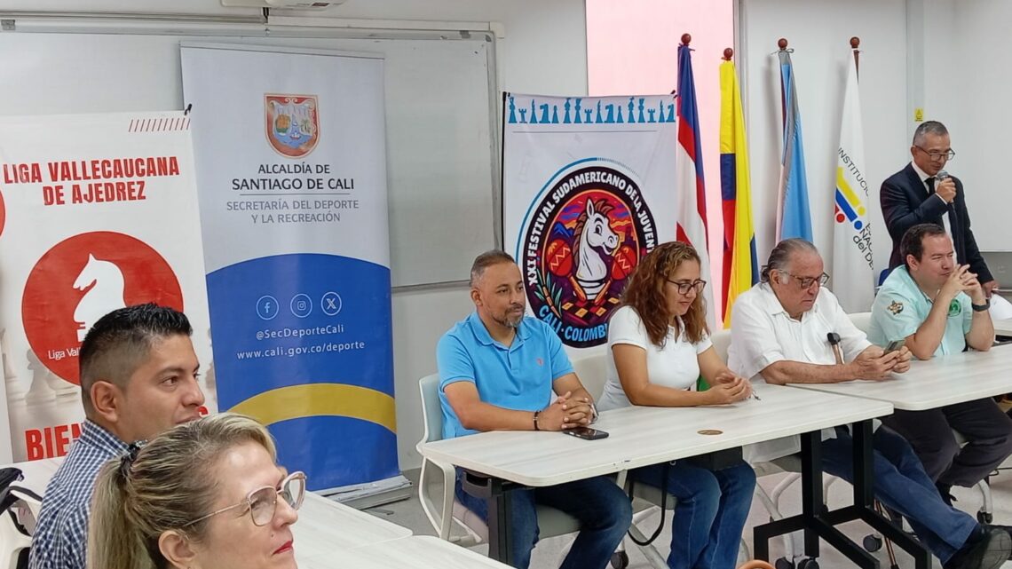 Con masiva asistencia, fue presentado en Cali el Sudamericano de la Juventud de Ajedrez 2025